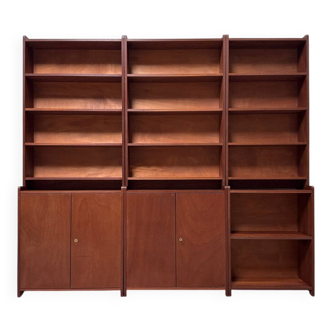 Vintage teak library from the 1960s.