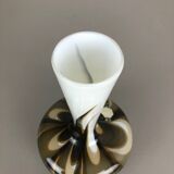 Rare Extra Large Vintage Pop Art Opaline Florence Glass Vase Design, Italy 1970s