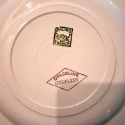 Set of 5 plates from Salins les Bains model "Poppies" in good condition.