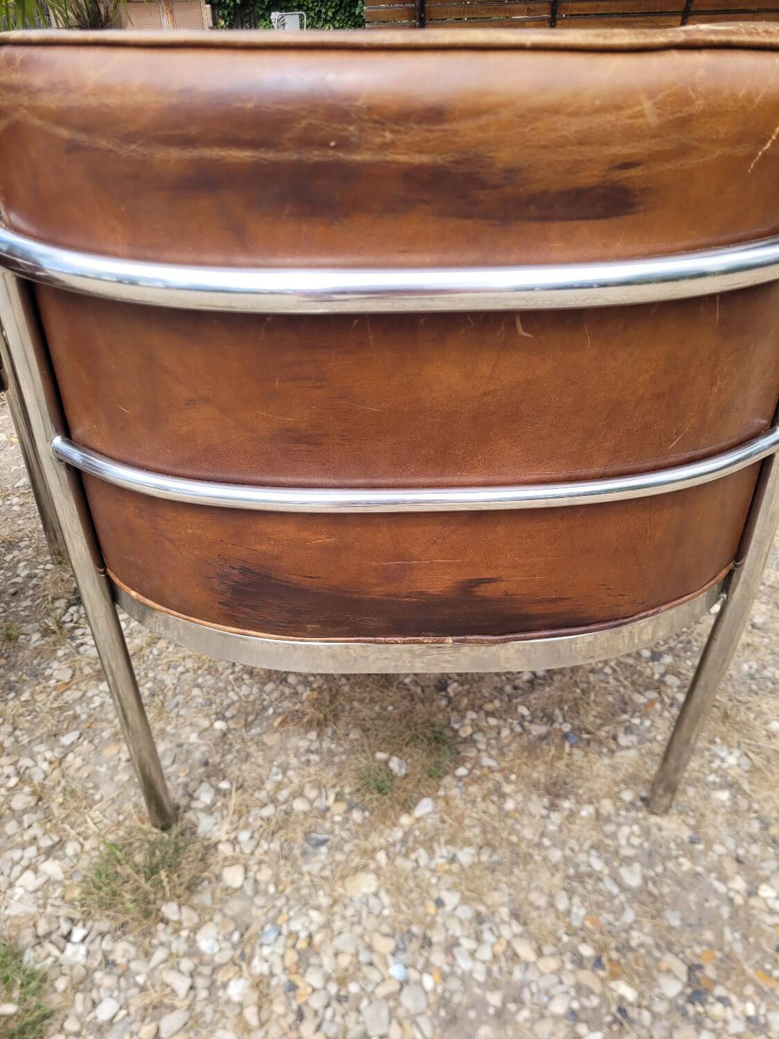 Vintage leather armchairs