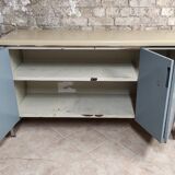 Bahut vintage industrial 100% metal / chrome