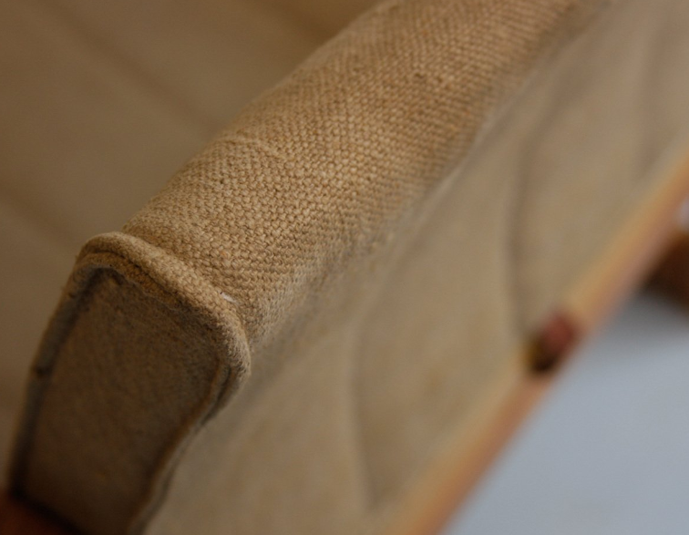 Armchair Safari Linen Ikea Vintage designer Karin Mobring