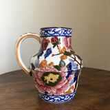 Pitcher Gien peonies H 16 cm