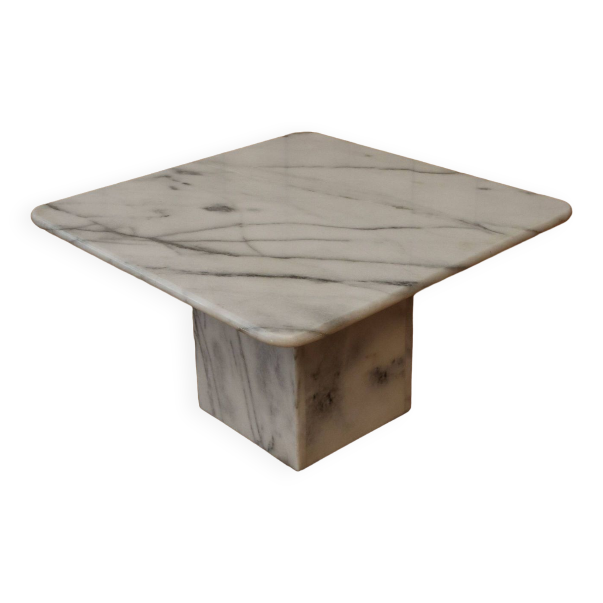 White marble coffee table