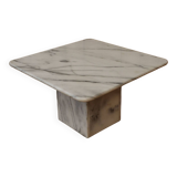 White marble coffee table