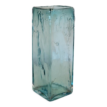 Régis Anchuelo blue glass vase contemporary art