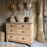 Chest of drawers, shell handle.