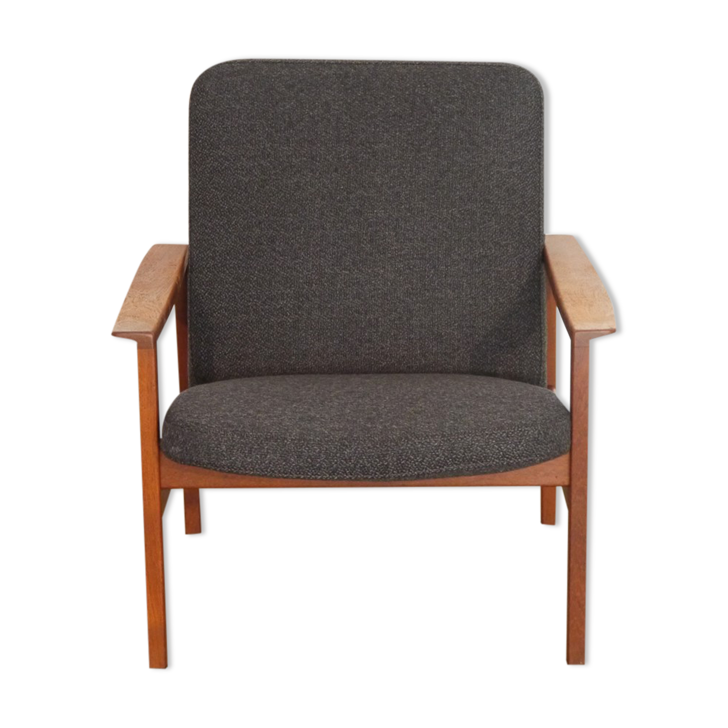 Fauteuil scandinave en teck 1960
