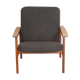 Fauteuil scandinave en teck 1960