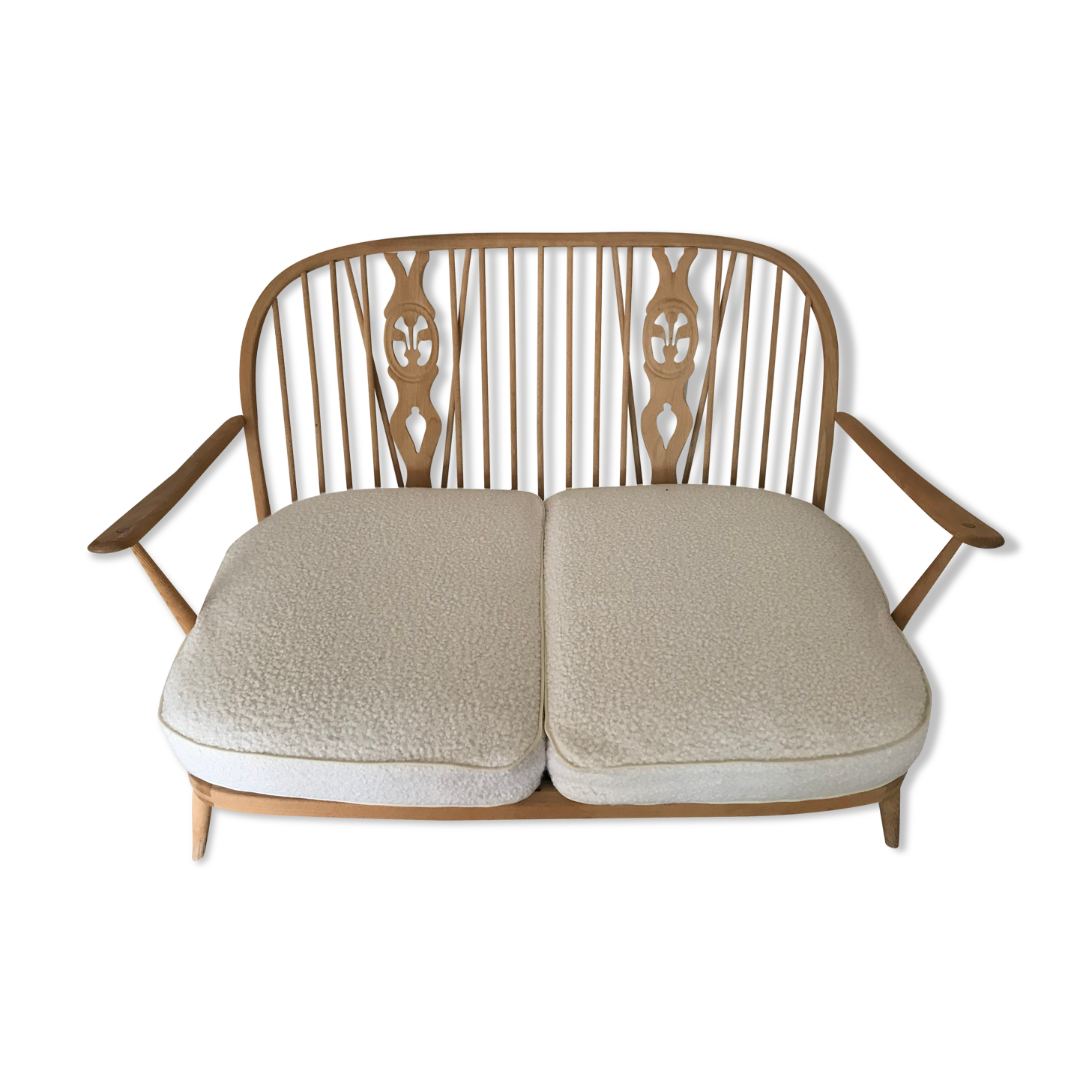 Vintage sofa 2 places Ercol