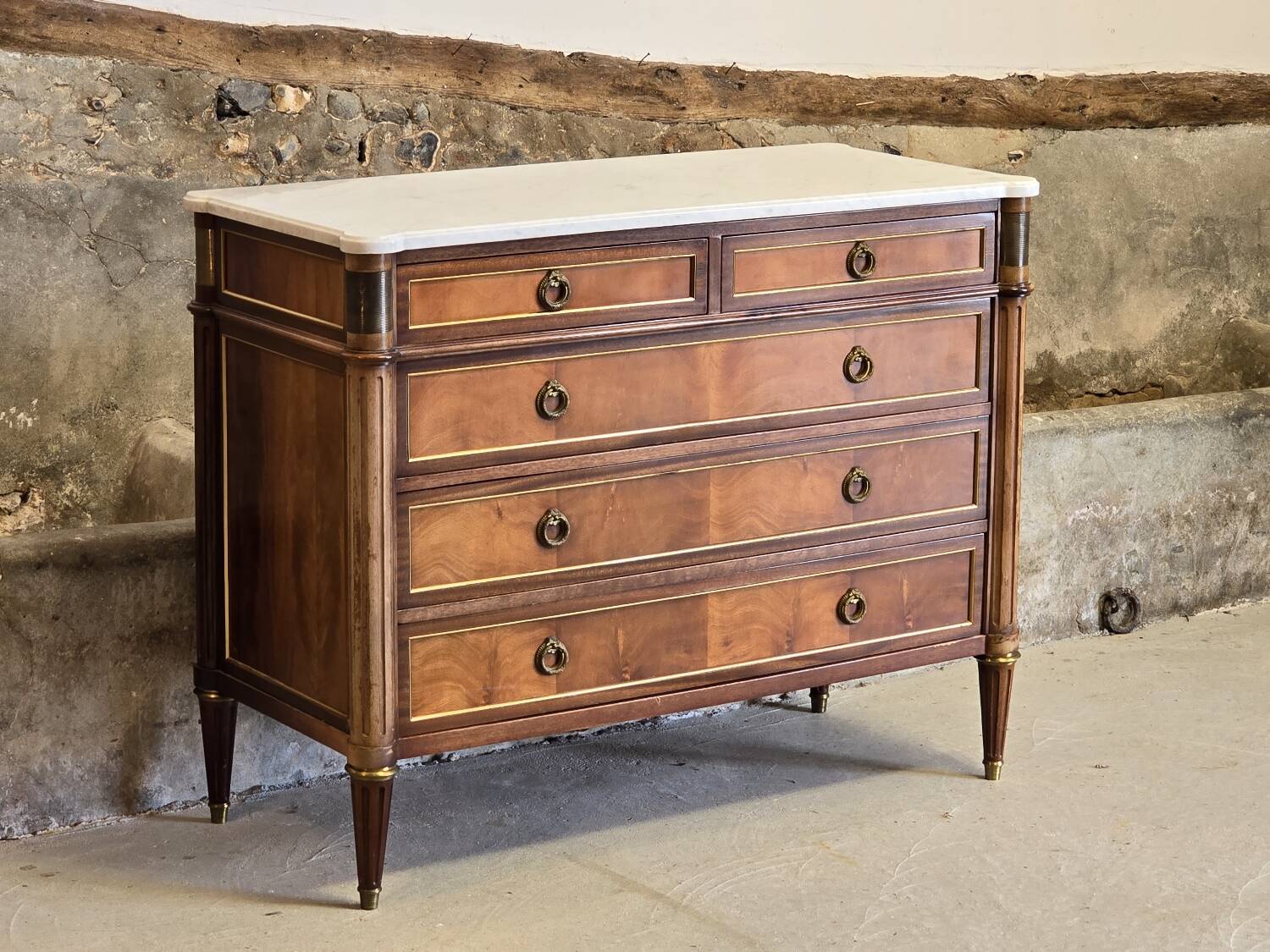 Louis XVI style chest of drawers