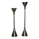 Paire de chandeliers coniques