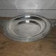 Silver-plated tray with shells