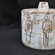 Art pottery lidd signed Kostanda A. Vallauris characters