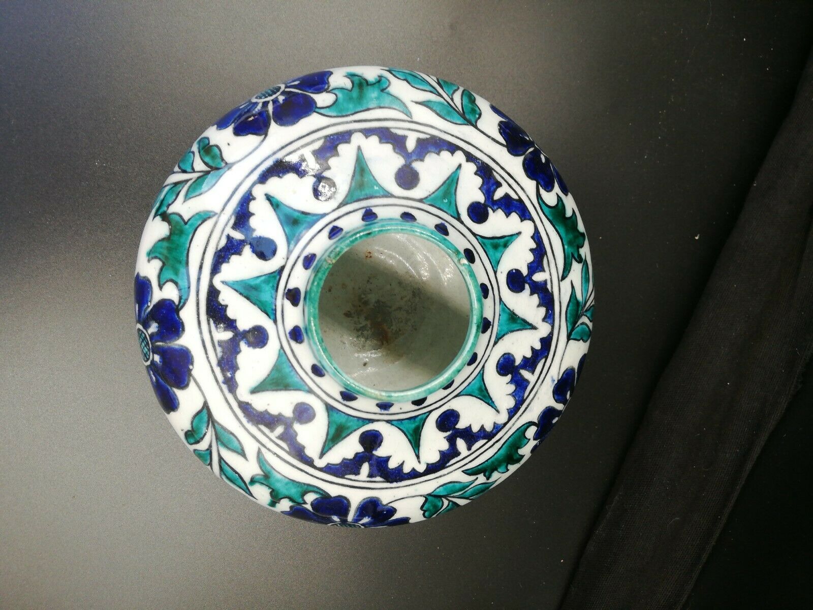 20th-century earthenware vase