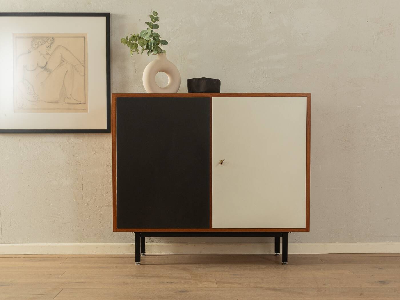 Black and White Dresser, Vintage 60s