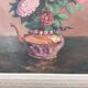 Still Life with Flowers Oil painting on panel signed Louis Morel