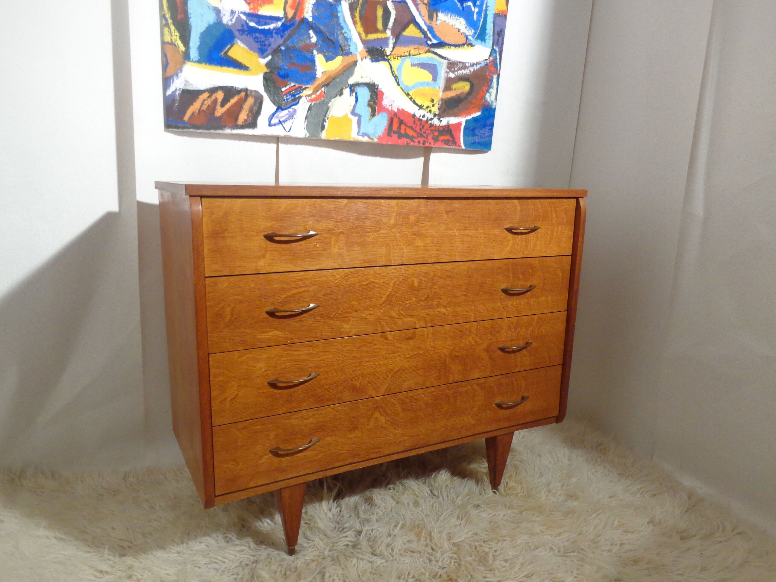 Vintage Scandinavian chest of drawers of the 60s