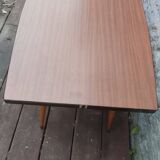 Table basse. Pieds compas. Années 60/70