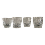 4 verres cristal Saint Louis - modèle Massenet