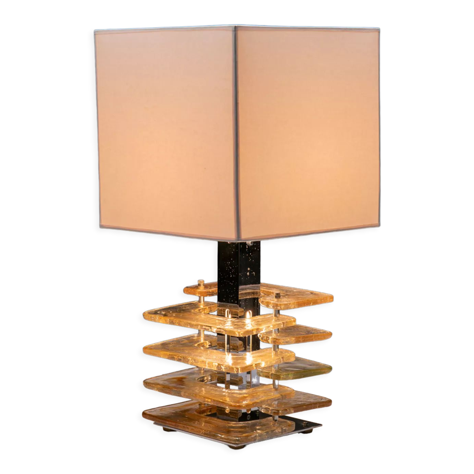 Table lamp with Murano glass base 1960s