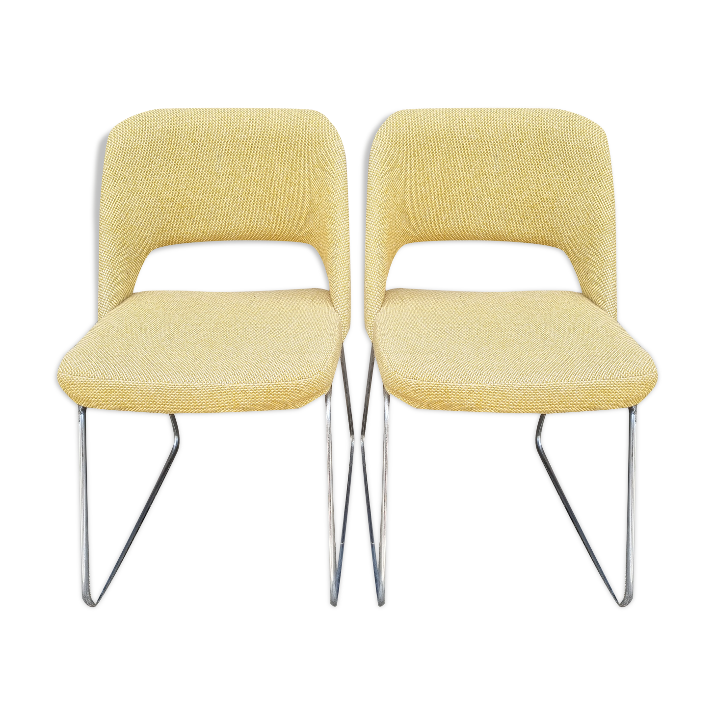 Pair of vintage conference chairs 70s