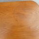 Wood and rattan coffee table