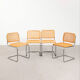 Lot de 4 chaises B32 de Marcel Breuer