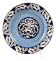 Antique majolica plate, decorated, Italy, 18th century