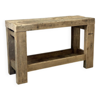 Solid wood workbench