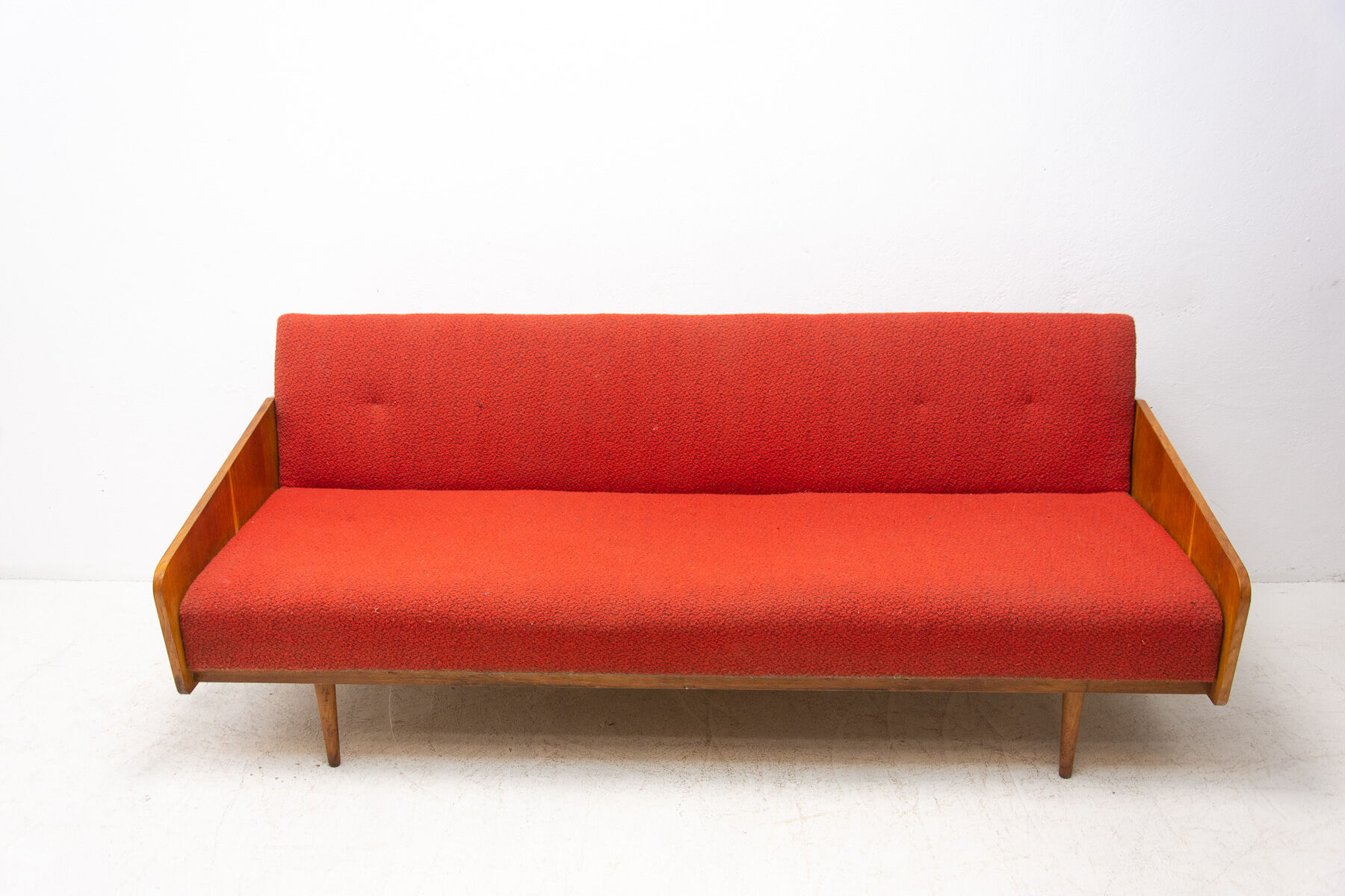 Mid century folding sofa from interier praha, 1960´s, czechoslovakia