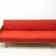 Mid century folding sofa from interier praha, 1960´s, czechoslovakia