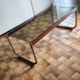 Smoked glass coffee table