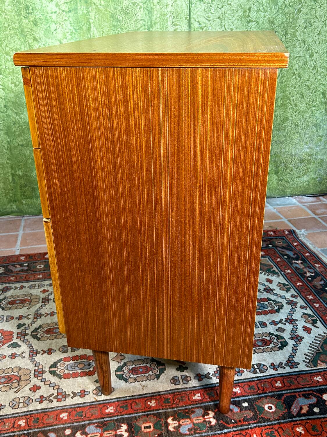 Commode rétro vintage en teck du milieu du siècle