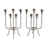 Pair of brass candlesticks