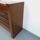 Meuble de rangement commode vintage Maison Regain en orme massif des années 80