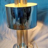 Vintage 1970s metal tubular lamp