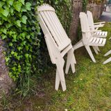 Vintage folding garden armchairs 1970