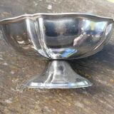 Set of 11 vintage Guy Degrenne stainless steel ice cream cups, France