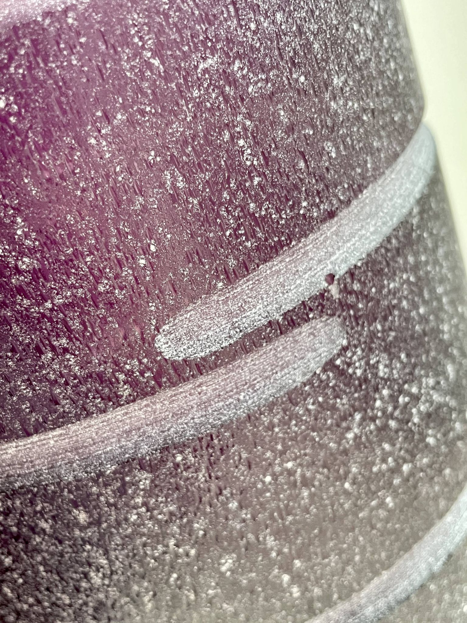 Vase Barbini Murano Violet - Vintage Signé