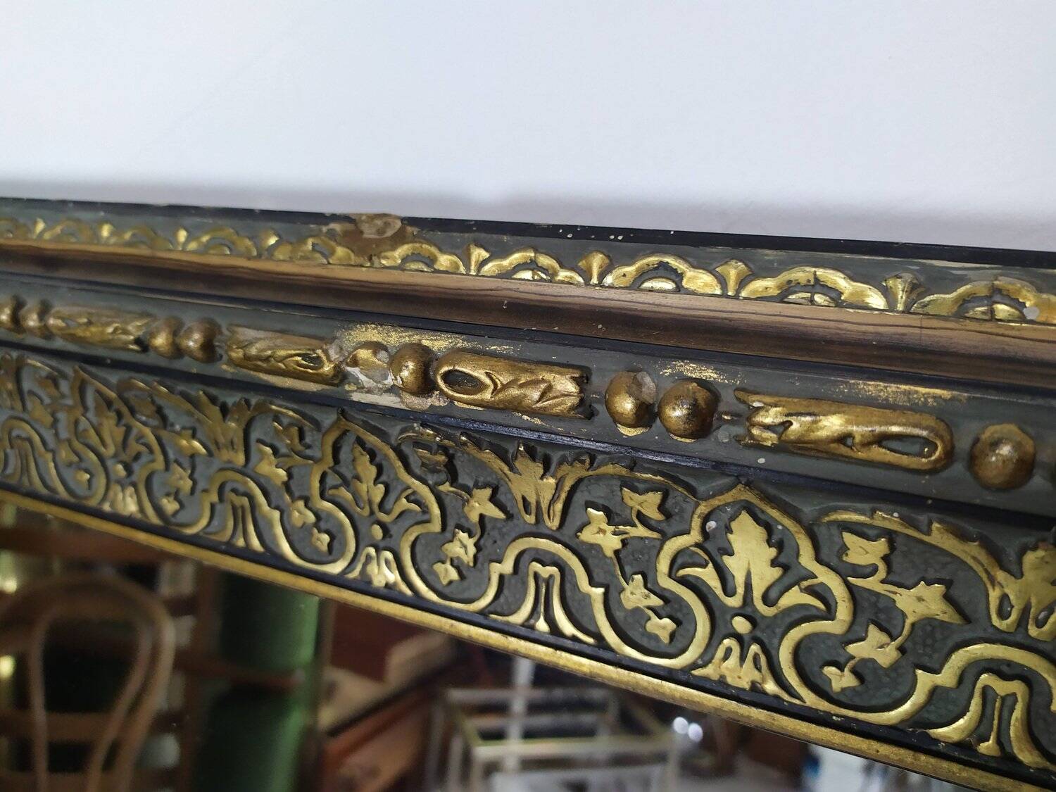 Miroir doré Napoléon III