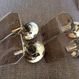 4 vintage wall lamps