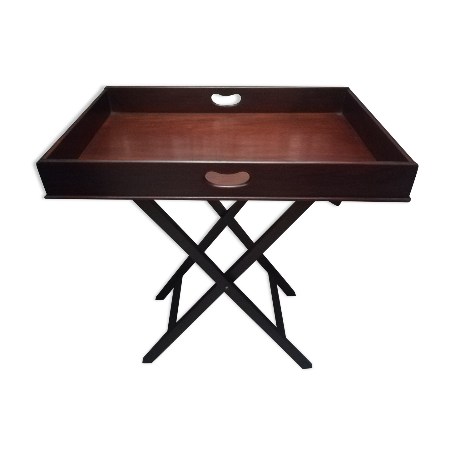 Mahogany Folding Butler Table
