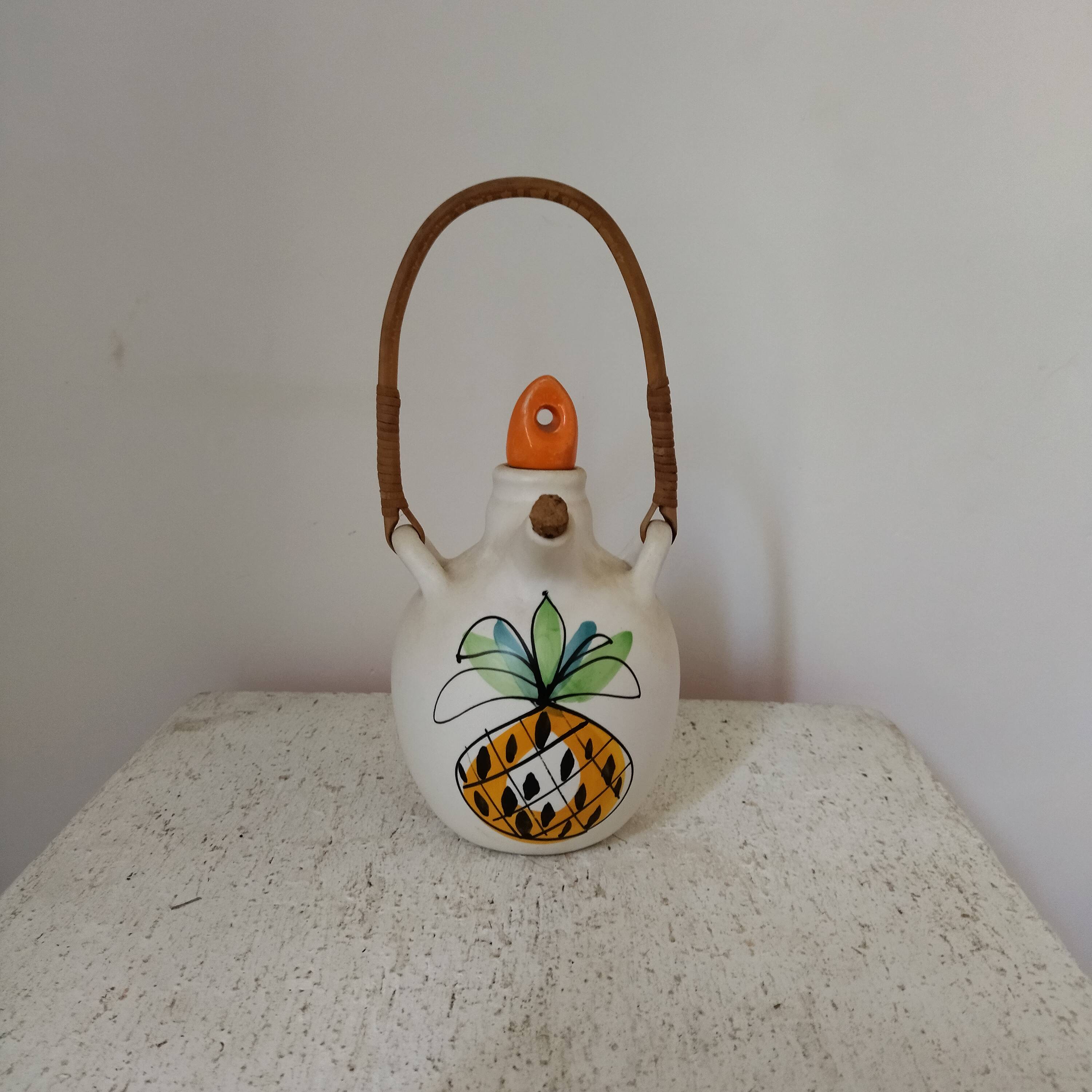 Ceramic pourer 50s signed Lili Voltz Vallauris