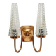 2-armed wall lamp from Elmet Zabrze, Poland, 1970s