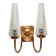 2-armed wall lamp from Elmet Zabrze, Poland, 1970s
