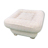 Square wool pouf