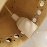 Danish ceramic hanging lamp, designed by Jette Hellerøe, in the 1970s.