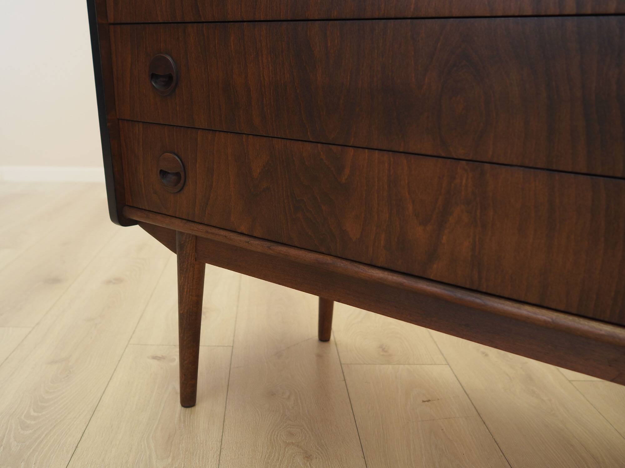 Walnut Secretary Desk 1960s Denmark with Drawers