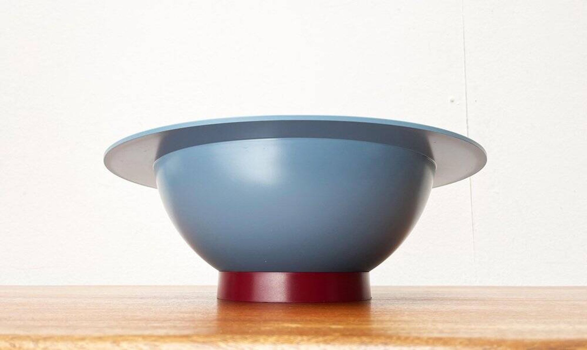 Euclid salad bowl from the Italian postmodern series by Michael Graves for Alessi, 1980s.